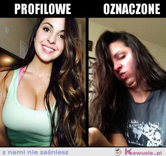 ZDJĘCIE PROFILOWE VS. OZNACZONE