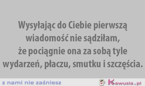 Nie sądziłam...