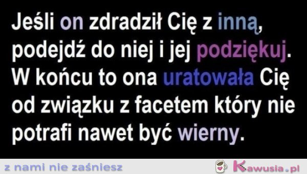 Jeśli zdradził...