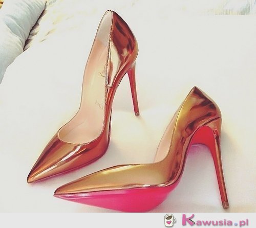 Gold Louboutin's