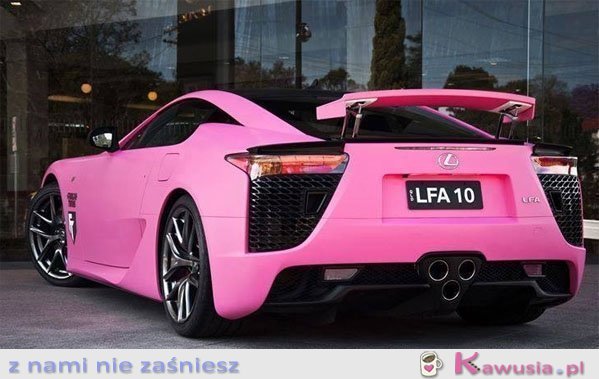 Różowy Lexus