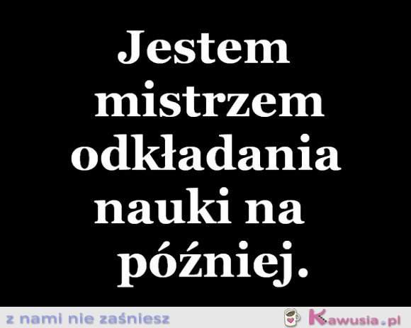 Jestem mistrzem