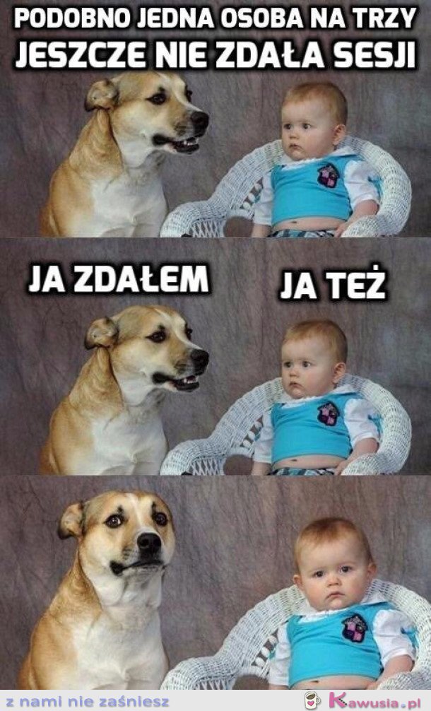CO TRZECIA OSOBA NIE ZDAŁA SESJI