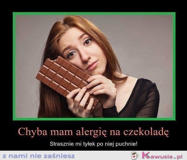 Alergia na czekoladę