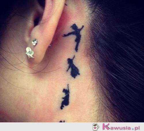 Super tatuaż Piotruś Pan