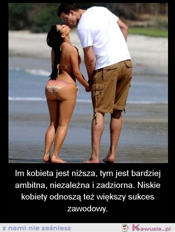 Im kobieta jest niższa