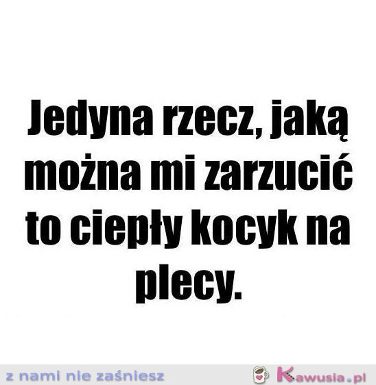 Zimno przecież...