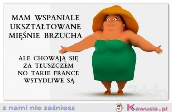 Mam wspaniałe mięśnie brzucha