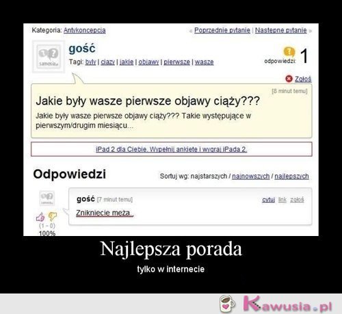 Najlepsza porada