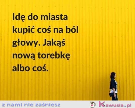 Idę do miasta kupić