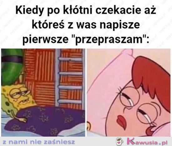 Kiedy oboje czekacie na przeprosiny