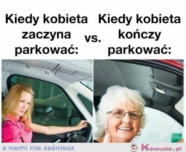 Kobietki nauczcie się parkować