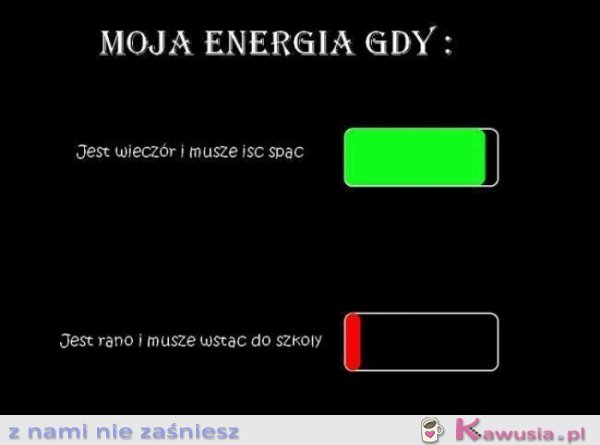 Moja energia gdy