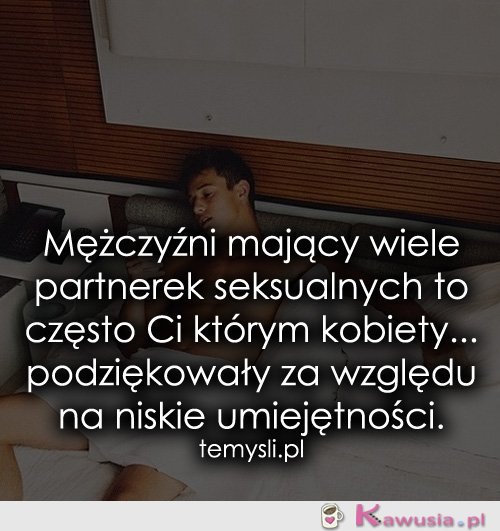 Mężczyźni mający wiele partnerek