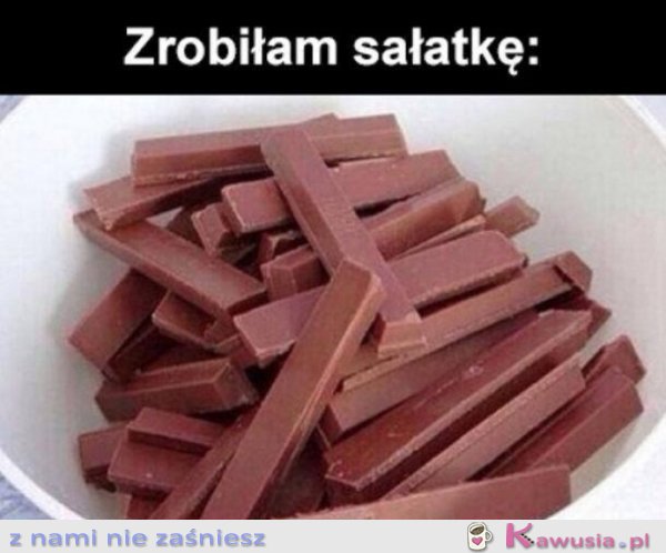 Zrobiłam sałatkę