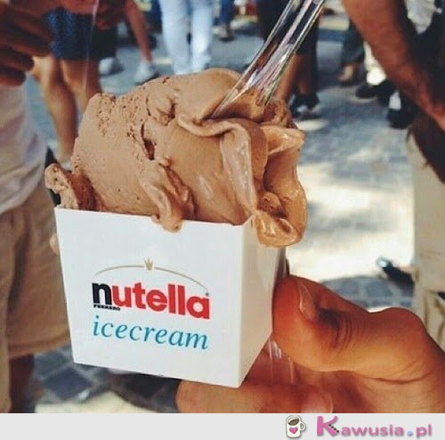 Lody nutella