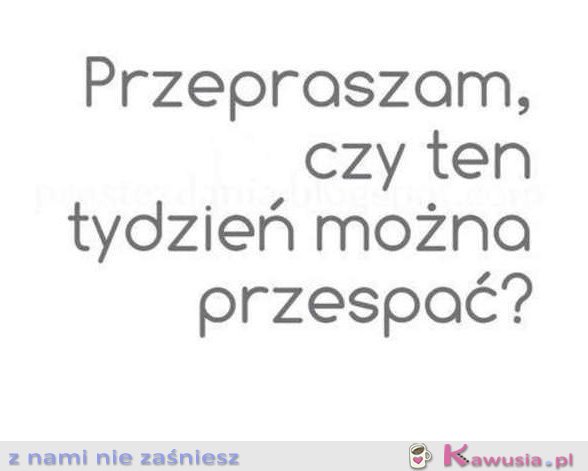 Przepraszam...