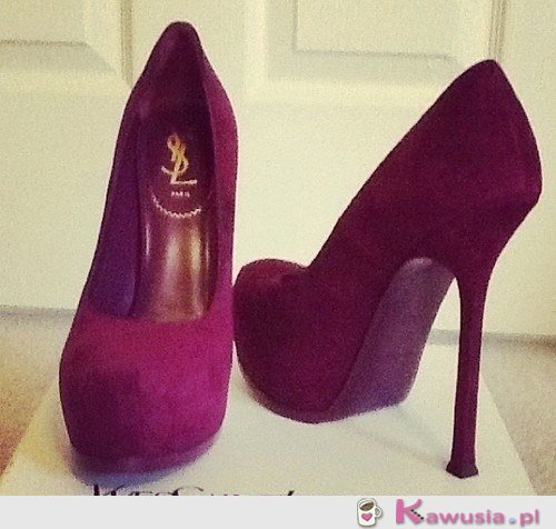 Bordowe YSL