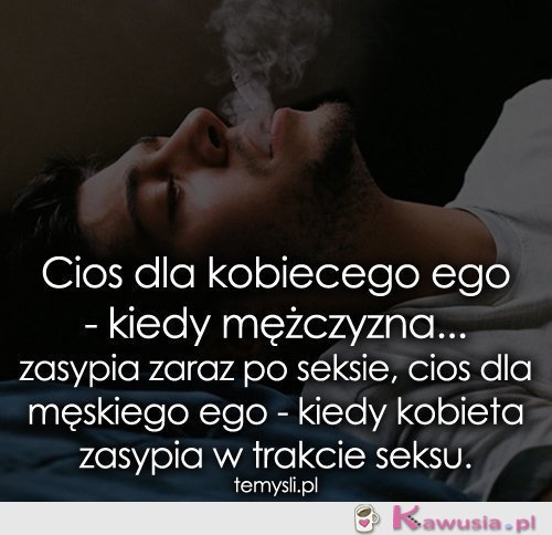 Cios dla kobiecego ego - kiedy mężczyzna...
