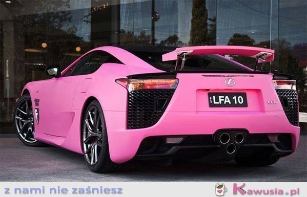 Różowy Lexus