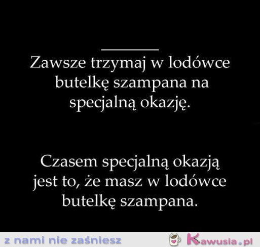 Tak na wszelki wypadek