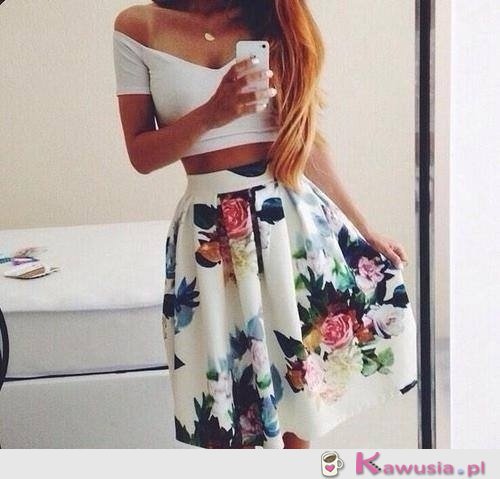 Crop top floral