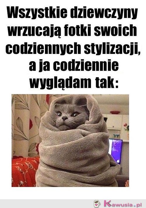 A ja codziennie wyglądam tak...