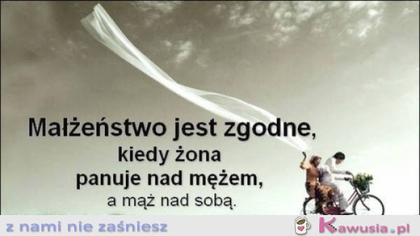 Małżeństwo jest zgodne