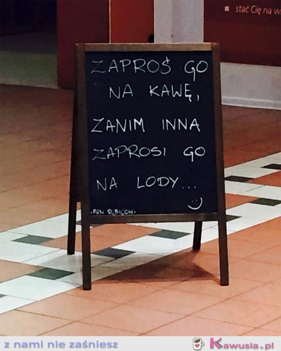 Zaproś go na kawę zanim