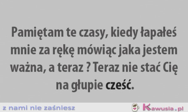 Pamiętam te czasy...