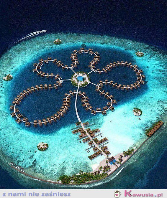 Piękne miejsce na Malediwach