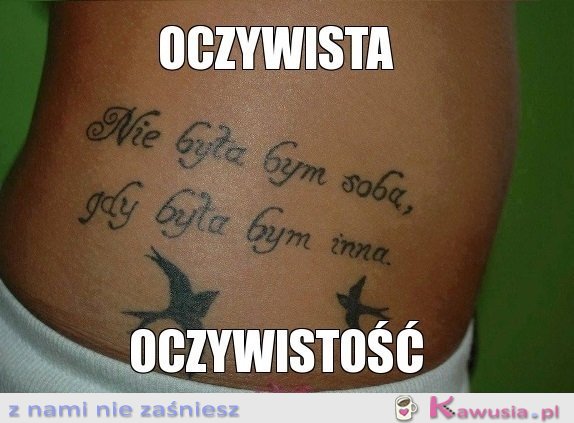 Oczywista oczywistość błąd ortograficzny