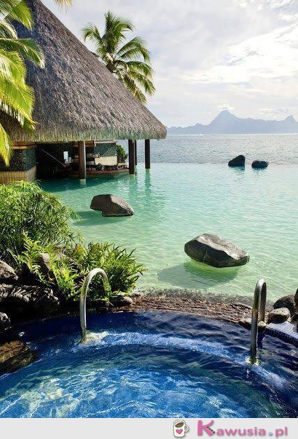 Piękne miejsce na Bora Bora