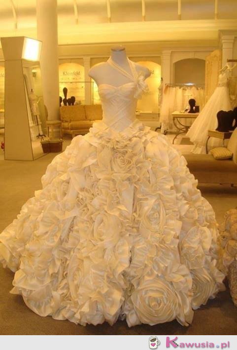 Świetna suknia ślubna