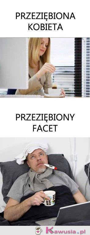 Różnica w znoszeniu przeziębienia