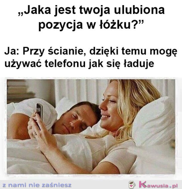 ULUBIONA POZYCJA W ŁÓŻKU