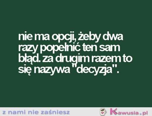 Nie ma opcji, żeby