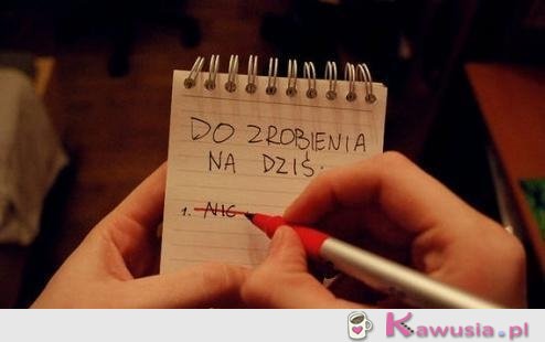 Do zrobienia na dziś