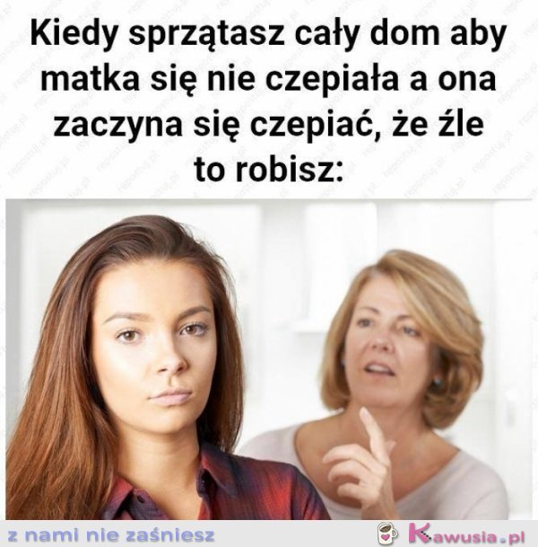 Kiedy sprzątasz cały dom