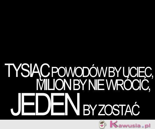 Tysiąc powodów