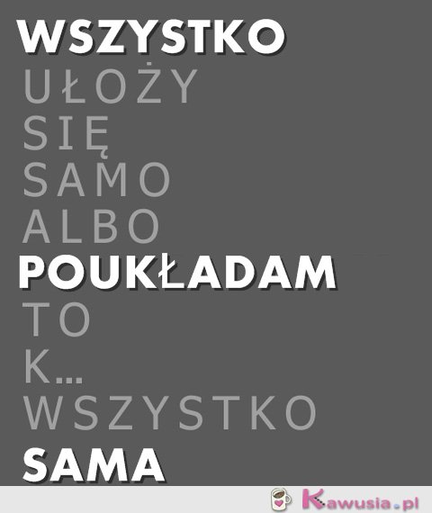 Wszystko ułoży się