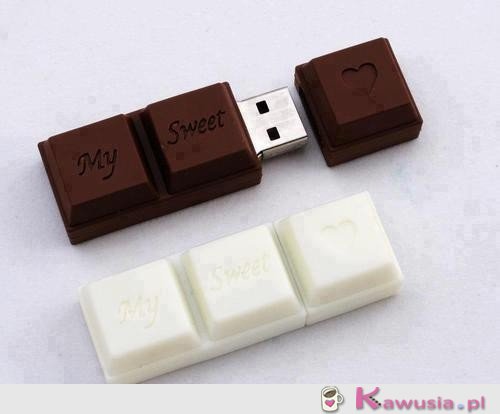 Czekoladowy pen drive