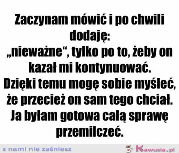 Sam tego chciał...