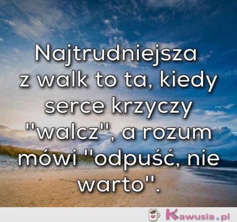 Bardzo ciężka walka