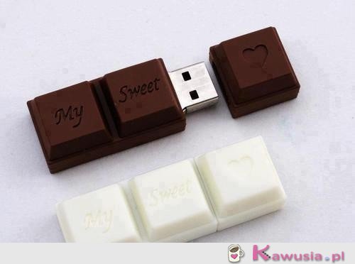 Czekoladowy pen drive