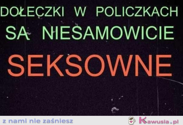 Dołeczki w policzkach