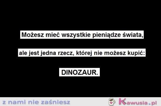 Możesz mieć wszystkie pieniądze świata