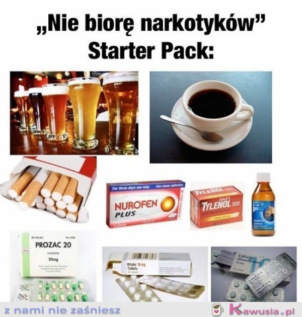 Nie biorę narkotyk&oacute;w