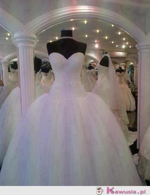Cudowna suknia ślubna