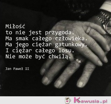Miłość to nie przygoda